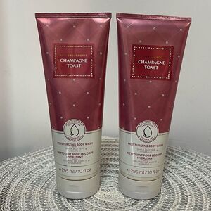 BBW Champagne Toast Body Wash Set of 2 NWT